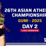 Campeonato de Atletismo da Ásia 2025, dia 2 Atualizações ao vivo: Tejaswin Shankar na liderança após obstáculos; Jyothi Yarraji se qualifica