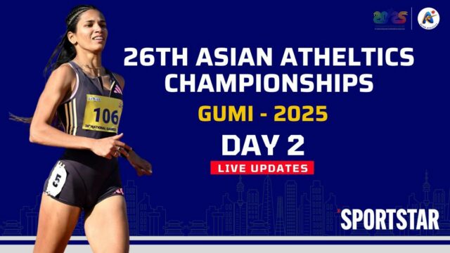Campeonato de Atletismo da Ásia 2025, dia 2 Atualizações ao vivo: Tejaswin Shankar na liderança após obstáculos; Jyothi Yarraji se qualifica

