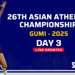 Campeonato de Atletismo da Ásia 2025, dia 3 Atualizações ao vivo: Samardep in Shot Put Final; Sable, Yarraji em ação em breve