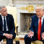 Carney informa Trump que o Canadá não está à venda, e Trump responde um distinto "nunca fale com nunca"