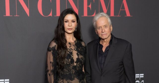 Michael Douglas Catherine Zeta-Jones Fam Album