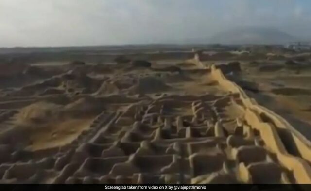 Chan Chan, em vez do Patrimônio Mundial da UNESCO no Peru, preocupado com grafites obscenos


