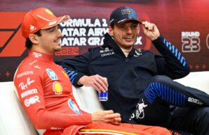 Charles Leclerc parabeniza Max Verstappen por sua recente paternidade. fechar