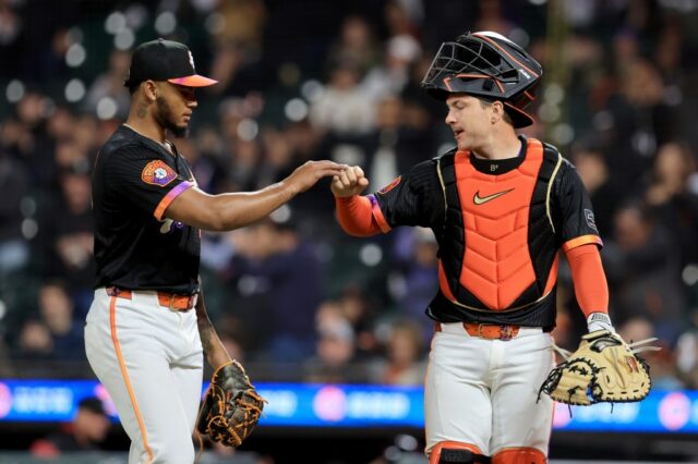 Camilo Doval ou Extensão do comprimento da etapa, ao jogar um cortador, é muito mais longo nesta temporada (6,6 pés) em comparação com a última temporada (6,4 pés). (Crédito: Baseball Savant) 