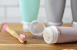 Creme dental caseiro espremido squeezable toothpaste