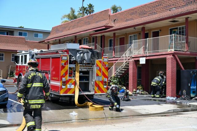 Departamento de Bombeiros de Santa Cruz para presos em motel

