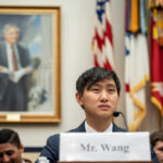 CEO of Scale A.I. Alexandr Wang testifies during a House Armed Services Subcommittee on Cyber, Information Technologies and Innovation hearing about artificial intelligence on Capitol Hill July 18, 2023 in Washington, DC.