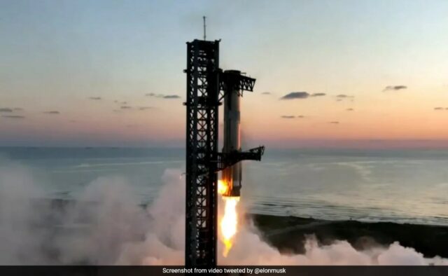 Depois de duas falhas, a SpaceX pode tentar lançar um Depois de duas falhas, a SpaceX pode tentar lançar um navio enorme na próxima semana