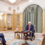 Donald Trump - Ahmed Al -Shara Reunião em Riyadh