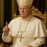O presidente dos EUA, Donald Trump, postou uma foto de si mesmo como um papa apenas uma semana após o funeral do Papa Francisco