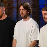 Os irmãos coletivos de Luxe Ben e Joe Gallgher (quarta -feira e à direita) de Forma, Merseyside e seu parceiro de negócios Oliver Millar (à esquerda) apareceram em janeiro da BBC Dragons's Den em janeiro de 2014