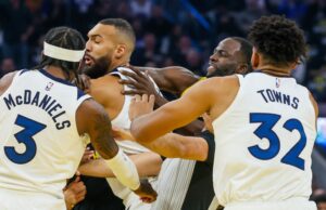 Draymond Green e Timberwolves dos Warriors Rudy Gobert – História da Feud Draymond Green e Timberwolves dos Warriors Rudy Gobert - História da Feud