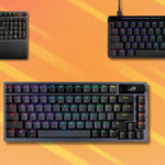 Asus Rog Azoth 75 em fundo branco