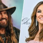 Billy Ray Cyrus, Elizabeth Hurley e Damian Hurley participam do