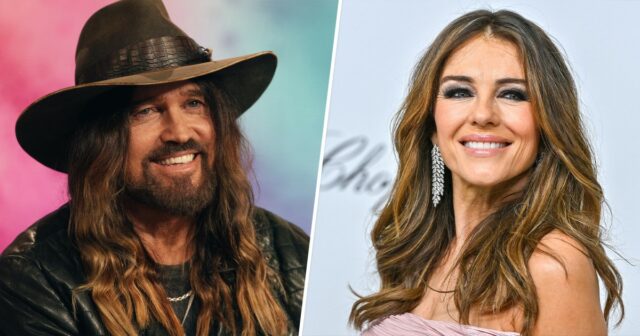 Billy Ray Cyrus, Elizabeth Hurley e Damian Hurley participam do 