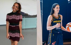 Elle Duncan é difamada por criticar um superfan Caitlin-Clark. fechar