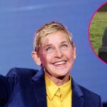 Ellen DeGeneres deixa seus cabelos loiros para uma cor mais escura depois de se mudar para a Inglaterra 466