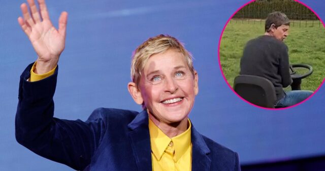Ellen DeGeneres deixa seus cabelos loiros para uma cor mais escura depois de se mudar para a Inglaterra 466