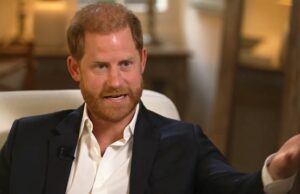 Em O príncipe Harry indicou friamente seu status de segurança reduzido que poderia deixar ele e sua família para sofrer o mesmo destino que a falecida princesa Diana, que morreu em um acidente de carro fatal em 1997