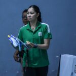 O MyCah PVL de Lady Blazers está indo durante o draft de novato que se junta