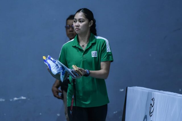 O MyCah PVL de Lady Blazers está indo durante o draft de novato que se junta