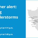 Espere que as tempestades fortes atinjam Yosemite na tarde de domingo. As rajadas de vento podem atingir 40 mph.