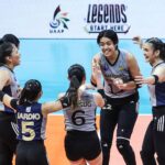 NU Lady Bulldogs venceu La Salle Lady Spikers no jogo 1 da final da temporada 87 Final de vôlei feminino