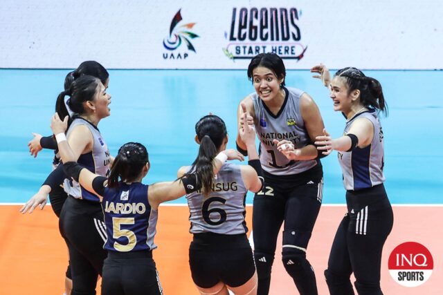 NU Lady Bulldogs venceu La Salle Lady Spikers no jogo 1 da final da temporada 87 Final de vôlei feminino