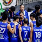 La Tenorio e Gilas Young FBA Asia U16 Cub Seaba. Bater