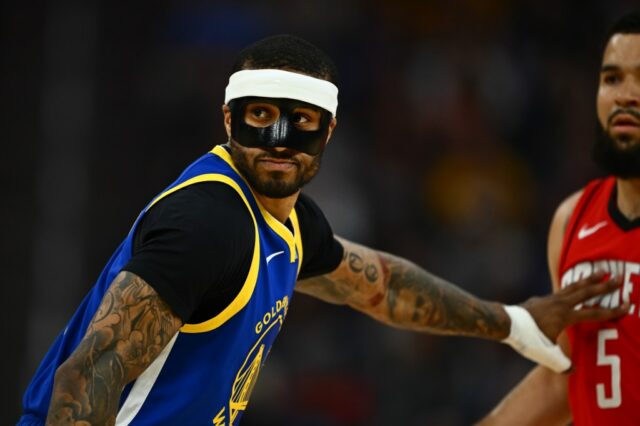 Gary Payton II, um jogador do Warriors, é questionável para jogar no jogo 7.



