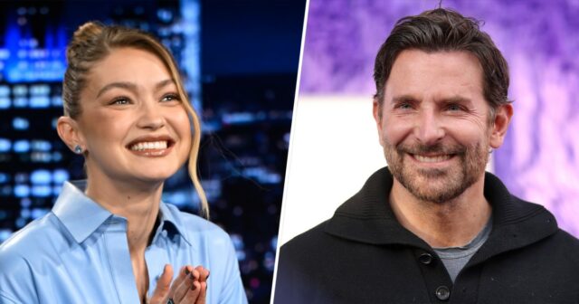Gigi Hadid e Bradley Cooper Kiss em uma foto doce do Instagram



