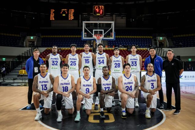 Gilas Pilipinas para abrir a China Taipei contra a campanha Gilas Pilipinas abrirá a campanha da Fiba Asia Cup 2025 contra um inimigo familiar em Taipei, China, na cidade da Arábia Saudita em 6 de agosto.