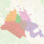 Comparação dos cartões propostos do distrito de Gilroy.