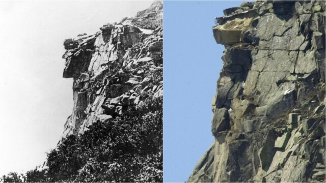 Hoje na história: Velho da montanha cai em 3 de maio



