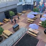 Shopping Center em Melbourne mergulhou em mensagens para combater uma faca
