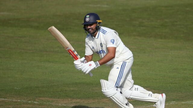 Índia vs. Inglaterra Lion Live Result Day 2, 1 Teste não oficial: Karun Nair no topo de Centenas Double; Inda para retomar em 409/3

