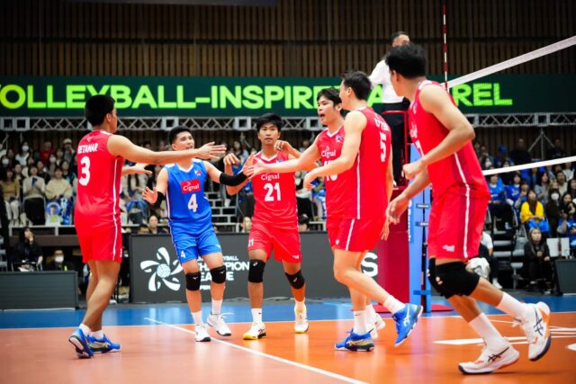 Infelizmente, Pilipinas, AVC Men's Champions League contra Osaka Blueton