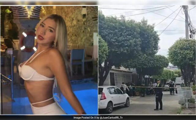 Influenciador colombiano disparou para fora de casa

