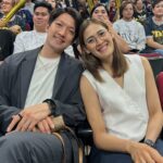 Jaja Santiago, UAAP Temporada 87 Final de vôlei feminino 2º jogo com seu marido Taka Minowa