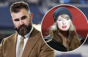 Jason Kelce, Taylor Swift Meeting abre sobre a filha recém-nascida da ex-estrela da NFL Finnley fechado