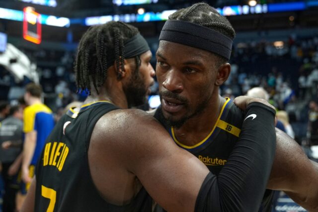 Jimmy Butler é o plano de backup dos Warriors sem curry.



