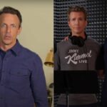 Jimmy Kimmel e Seth Meyers lançam anúncios brutais de ataque um no outro