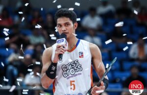 Jude Garcia, o primeiro MVP de grama de Spikers para a temporada Criss Cross Jude Garcia MVP Spikers 'Turf
