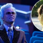 Aimee Lou Wood e Walton Goggins o lótus branco