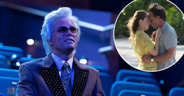 Aimee Lou Wood e Walton Goggins o lótus branco