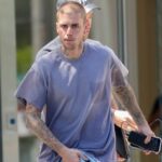 Justin Bieber estacionamento depois de uma pá