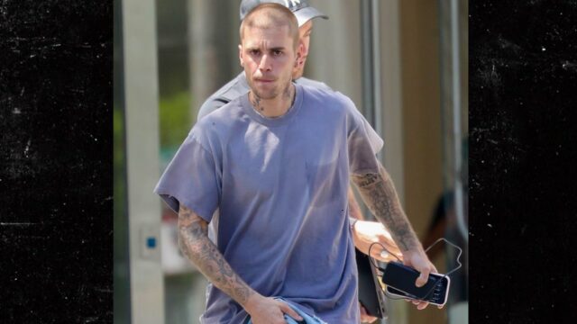 Justin Bieber recebe ingressos rodoviários em La-, o vídeo segura Justin Bieber estacionamento depois de uma pá