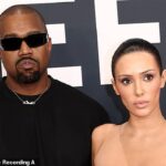 O Bianca Censori, de 30 anos e 47 anos, Kanye West na Espanha foi completamente introduzido na Espanha; Na foto em Los Angeles em fevereiro