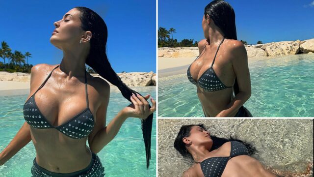 Kslar Jenner brilhou intensamente com biquíni sobre os turcos