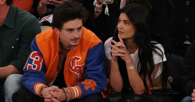 Timothee Chalamet e Kylie Jenner Boston Celtics e The New York Knicks